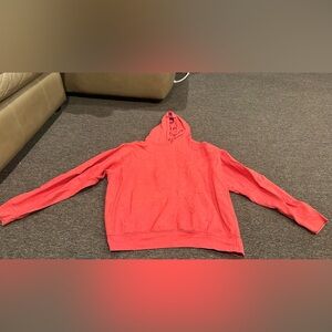 EUC Mens XL Red Hoodie pull over sweatshirt Pacific Co